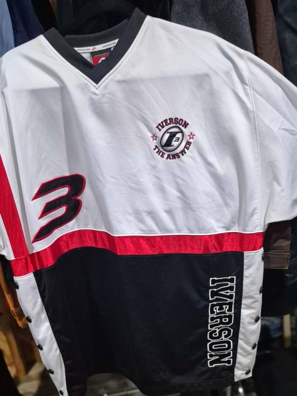 Large Vintage  Reebok Allen Iverson Limited Edition Jersey
